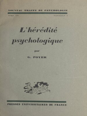 cover image of Nouveau traité de psychologie (7)